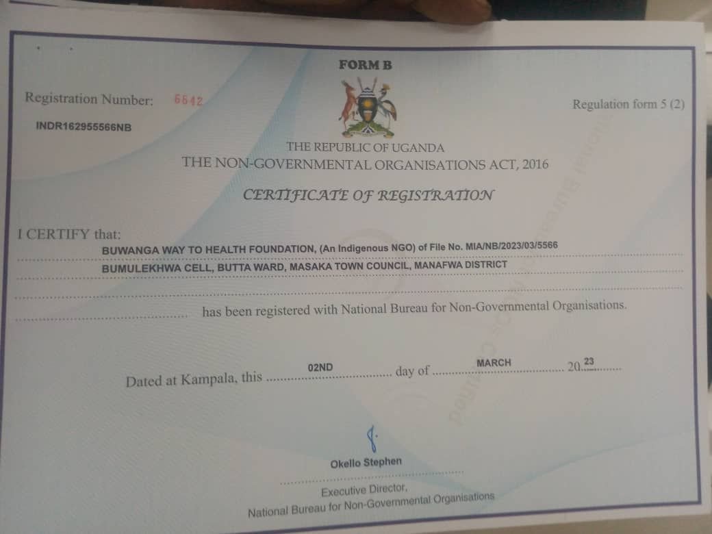 Certificate of Registration - Form B